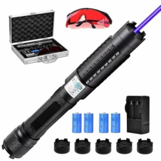 Blue High Power Outdoor Flashlight