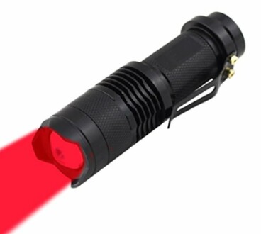 High Power Red LED Flashlight